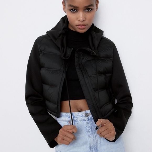 Zara Jackets & Blazers - New zara cropped combination jacket